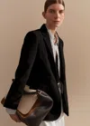 Me+em Bracelet Sleeve Workwear Blazer In Black