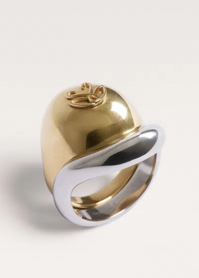 Me+em Bulb Cygnet Ring Set Gold-silver In Multi