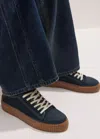 Me+em Canvas Low Top Sneaker In Navy