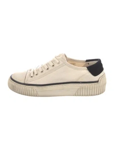 Pre-owned Me+em Canvas Sneakers In Neutral
