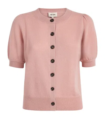 Me+em Cashmere Cardigan In Pink