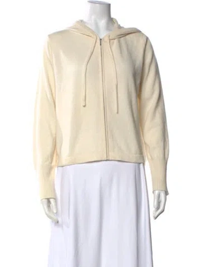 Pre-owned Me+em Cashmere Crew Neck Hoodie In Neutrals