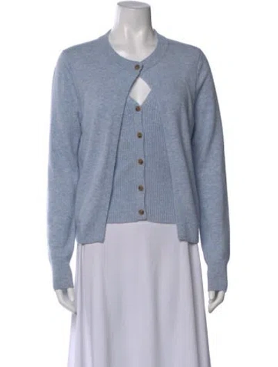 Pre-owned Me+em Cashmere Crew Neck Sweater In Blue