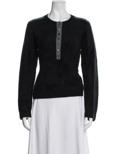 Pre-owned Me+em Cashmere Crew Neck Sweater In Blue