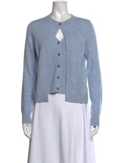 Pre-owned Me+em Cashmere Crew Neck Sweater In Blue