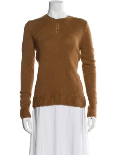 Pre-owned Me+em Cashmere Crew Neck Sweater In Brown