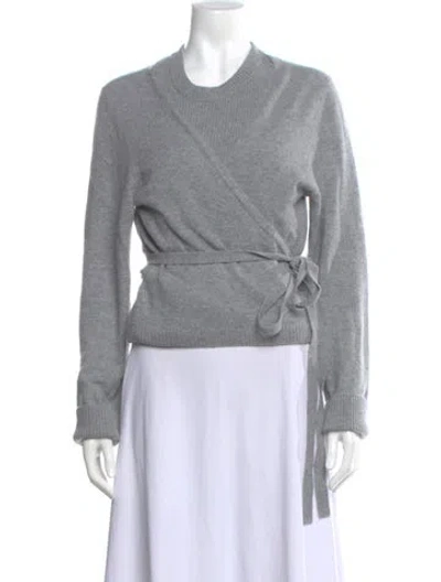 Pre-owned Me+em Cashmere Crew Neck Sweater In Gray