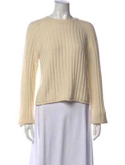 Pre-owned Me+em Cashmere Crew Neck Sweater In Neutrals