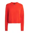 Me+em Cashmere Crew-neck Sweater In Red