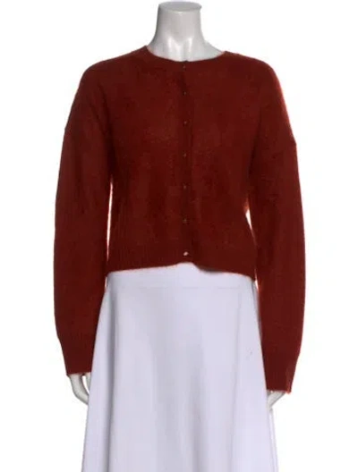 Pre-owned Me+em Cashmere Crew Neck Sweater In Orange