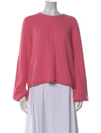 Pre-owned Me+em Cashmere Crew Neck Sweater In Pink