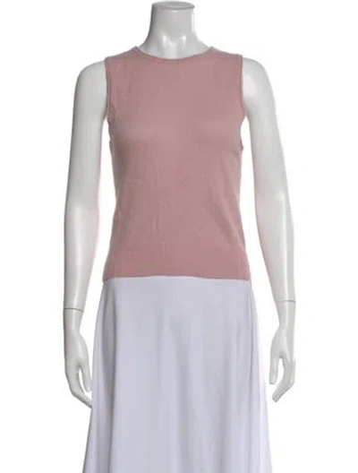 Pre-owned Me+em Cashmere Crew Neck Sweater In Pink