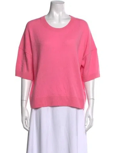 Pre-owned Me+em Cashmere Crew Neck Sweater In Pink