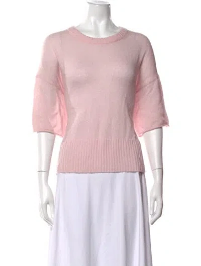 Pre-owned Me+em Cashmere Crew Neck Sweater In Pink