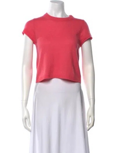 Pre-owned Me+em Cashmere Crew Neck Sweater In Red