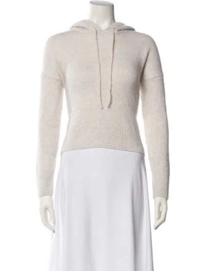 Pre-owned Me+em Cashmere Crew Neck Sweater In White