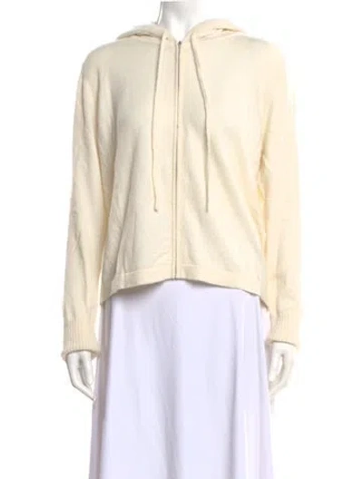 Pre-owned Me+em Cashmere Crew Neck Sweater In White