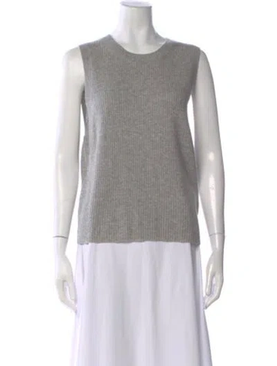 Pre-owned Me+em Cashmere Crew Neck Top In Gray