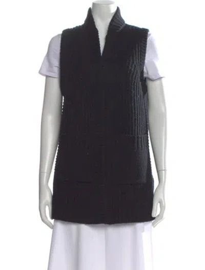 Pre-owned Me+em Cashmere Mock Neck Sweater In Black