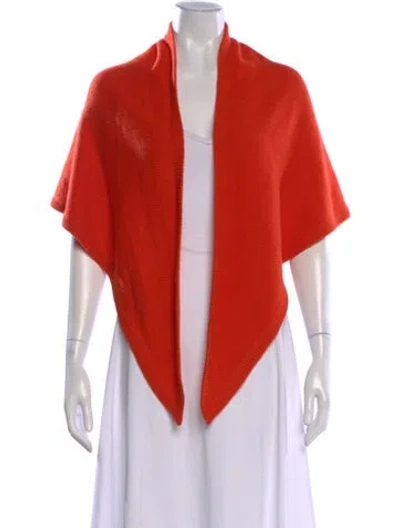Pre-owned Me+em Cashmere Open Front Sweater W/ Tags In Orange