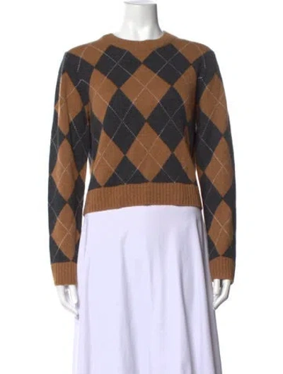 Pre-owned Me+em Cashmere Patterned Sweater W/ Tags In Multicolor