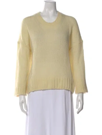 Pre-owned Me+em Cashmere Scoop Neck Sweater In Neutral