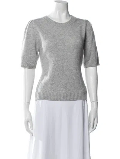 Pre-owned Me+em Cashmere Scoop Neck Sweater In White