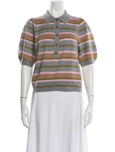 Pre-owned Me+em Cashmere Striped Sweater In Multicolor