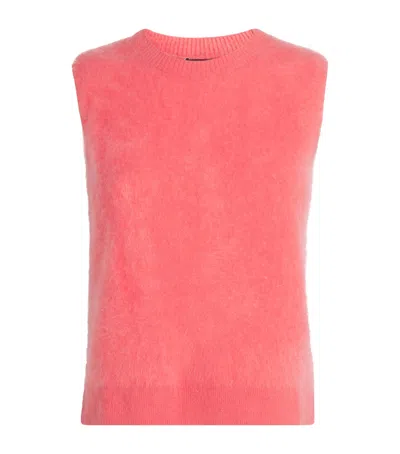 Me+em Cashmere Sweater Vest In Pink