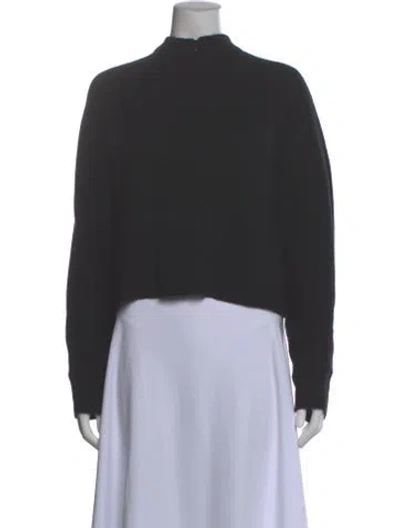 Pre-owned Me+em Cashmere Turtleneck Sweater In Blue