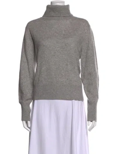 Pre-owned Me+em Cashmere Turtleneck Sweater In Grey
