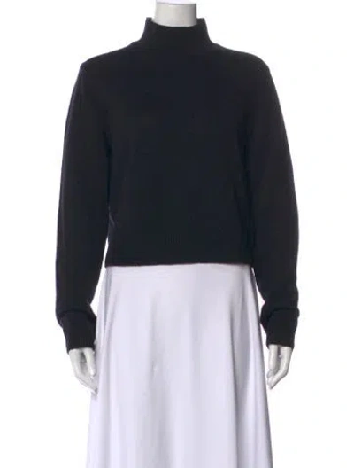 Pre-owned Me+em Cashmere Turtleneck Sweater W/ Tags In Black