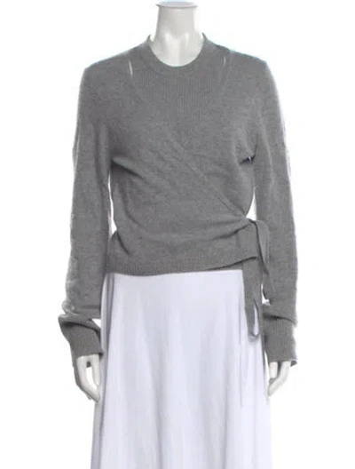 Pre-owned Me+em Cashmere V-neck Sweater In Grey