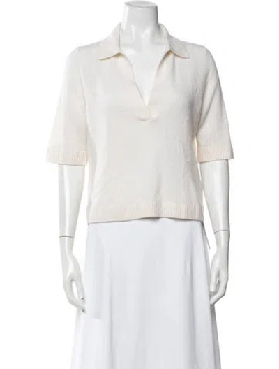 Pre-owned Me+em Cashmere V-neck Sweater In Neutrals