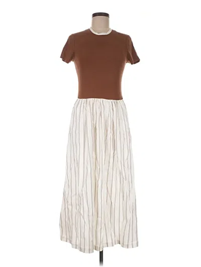 Me+em Casual Dress In Brown