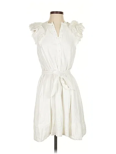 Pre-owned Me+em Casual Dress In White