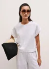 Me+em Cheesecloth T-shirt In White