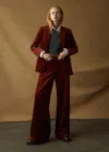 Me+em Chunky Cord Wide-leg Pant In Conker