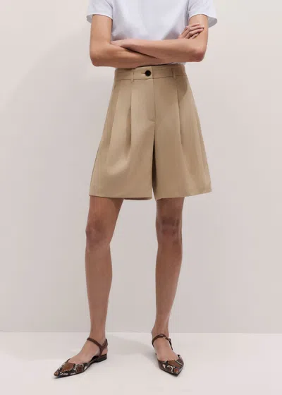 Me+em City Short Warm Stone In Brown