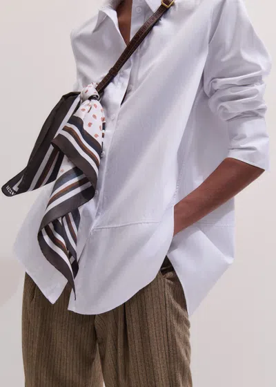 Me+em Clever Oversized Shirt White