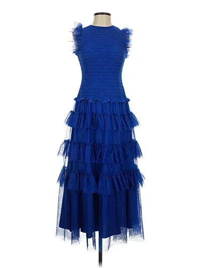 Pre-owned Me+em Cocktail Dress In Blue