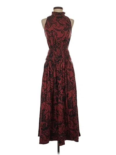 Pre-owned Me+em Cocktail Dress In Burgundy