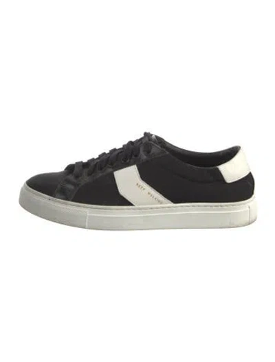 Pre-owned Me+em Colorblock Pattern Sneakers In Black
