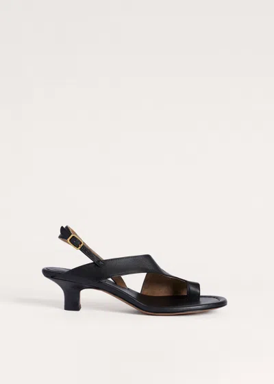 Me+em Contemporary Asymmetric Toe Loop Black