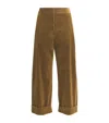 Me+em Corduroy Clever Trousers In Green