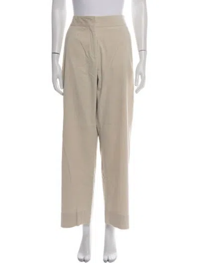 Pre-owned Me+em Corduroy Straight Leg Pants In Neutrals