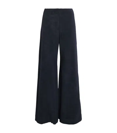Me+em Cotton-blend Towelling Palazzo Trousers