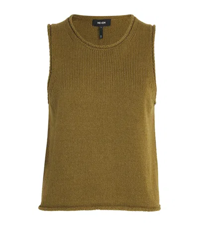 Me+em Cotton-linen Tank Top