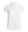 Me+em Cotton Scalloped Shirt In White