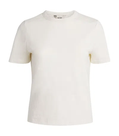 Me+em Cotton Warm Touch T-shirt In White